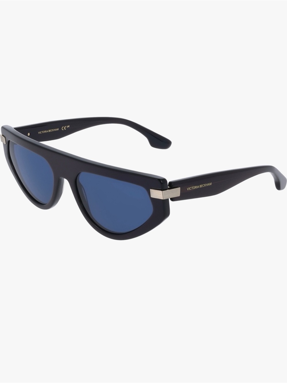 NWT Victoria Beckham ‘VB685S’ Cat Eye Sunglasses in “Metallic Midnight Blue”